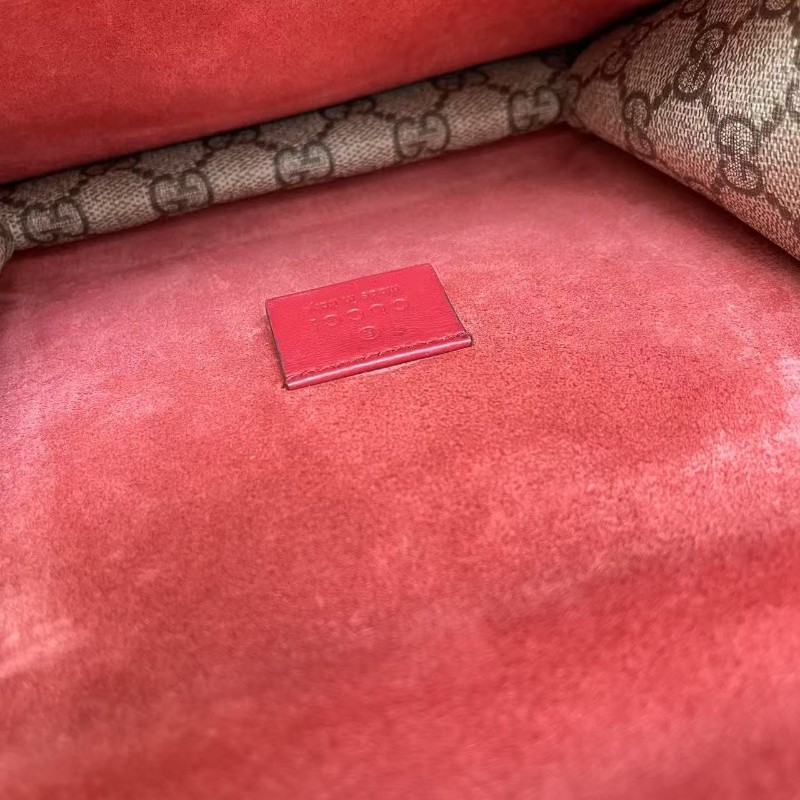 Gucci古馳 Dionysus酒神小號 老花紅色肩背 斜背包-8