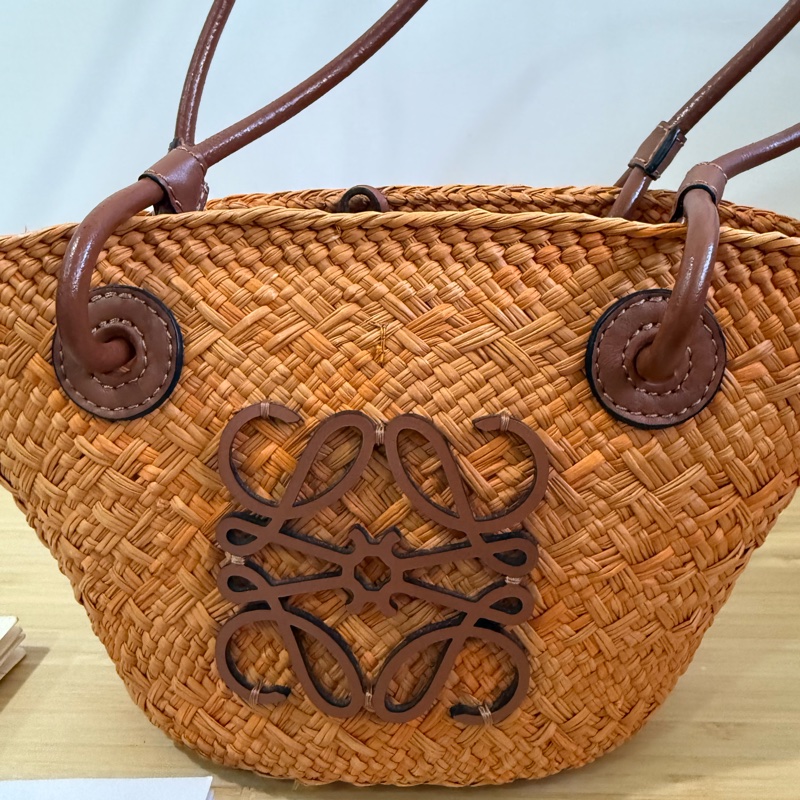 Loewe x Paula's Ibiza Mini Anagram Basket Bag-1
