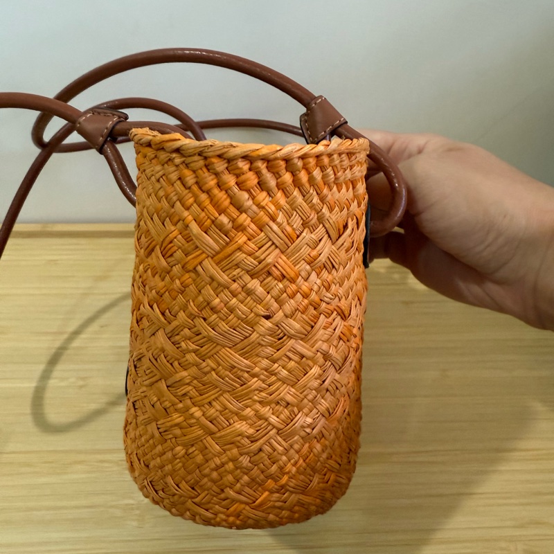 Loewe x Paula's Ibiza Mini Anagram Basket Bag-6