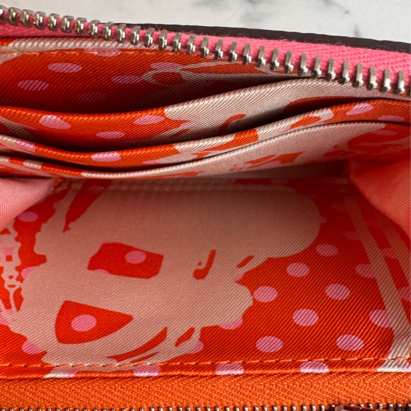 Hermes唇膏粉內愛馬仕橘絲巾ㄇ拉零錢包👛-14