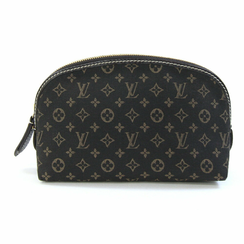 Louis Vuitton Monogram Idylle Pochette Tick M40375 Fuzan 化妝包 深棕色 女款 LOUIS VUITTON-0