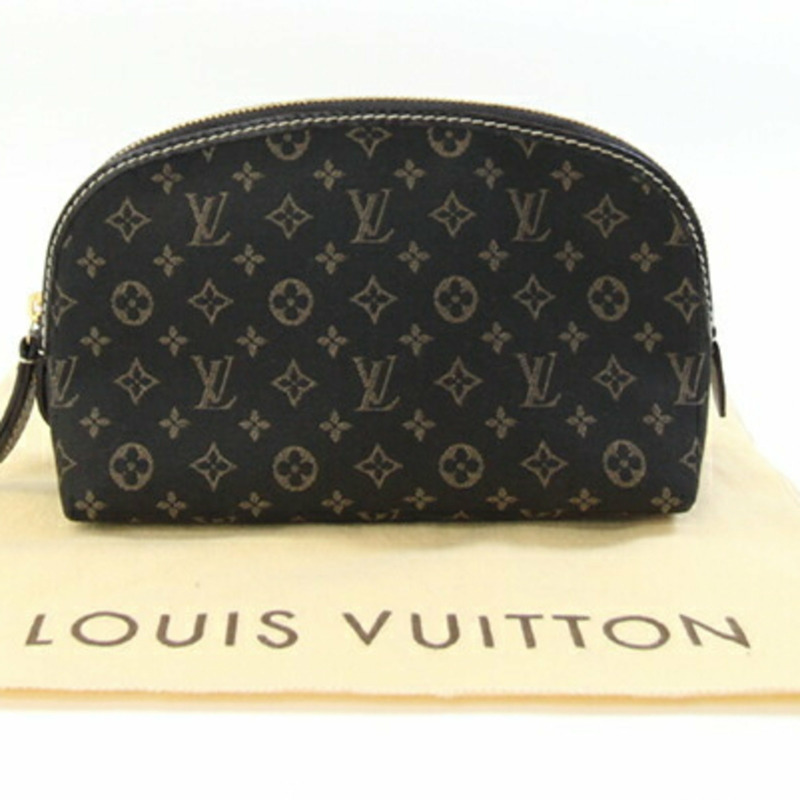 Louis Vuitton Monogram Idylle Pochette Tick M40375 Fuzan 化妝包 深棕色 女款 LOUIS VUITTON-8