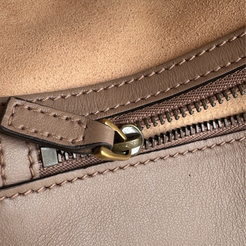 Gucci藕色金雙G marmont26-22