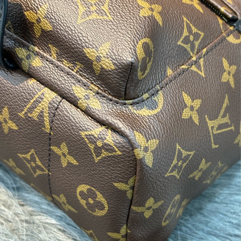 LV M44871 PALM PM 老花原花字紋 手提包 肩背包 後背包 小款-6