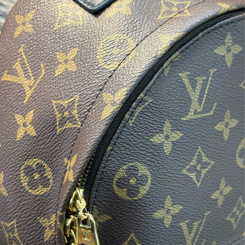 LV M44871 PALM PM 老花原花字紋 手提包 肩背包 後背包 小款-10
