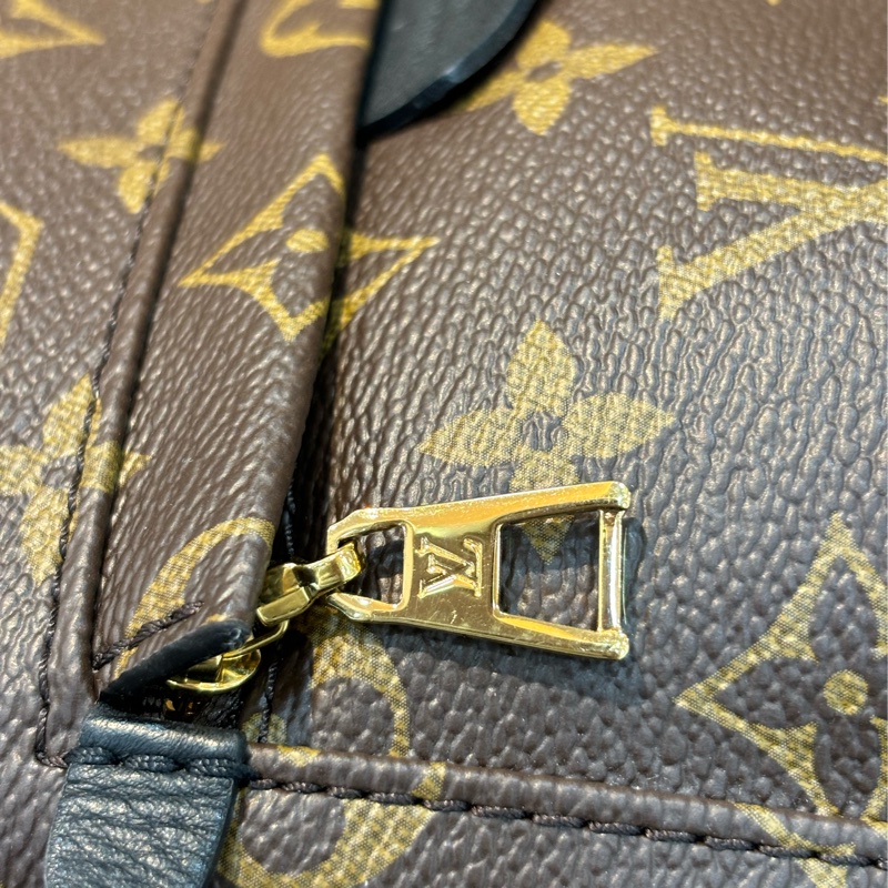 LV M44871 PALM PM 老花原花字紋 手提包 肩背包 後背包 小款-22