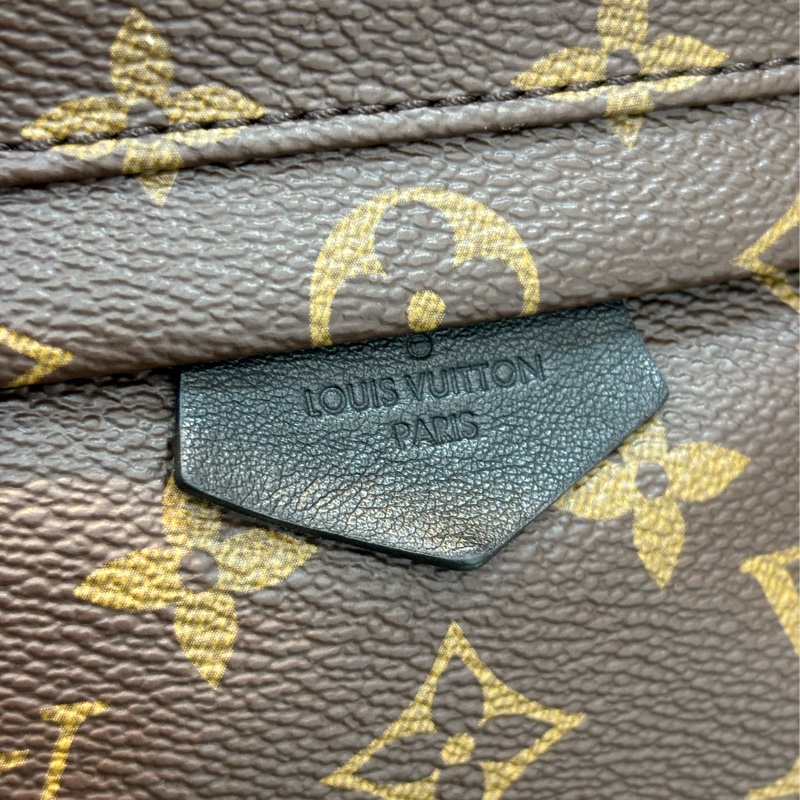 LV M44871 PALM PM 老花原花字紋 手提包 肩背包 後背包 小款-34