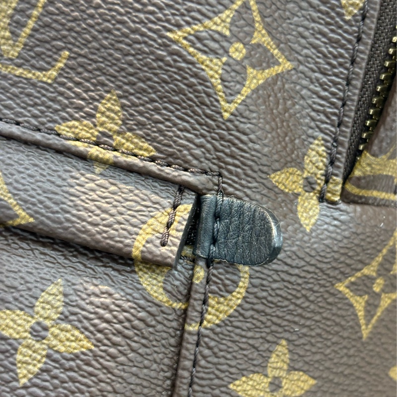 LV M44871 PALM PM 老花原花字紋 手提包 肩背包 後背包 小款-36