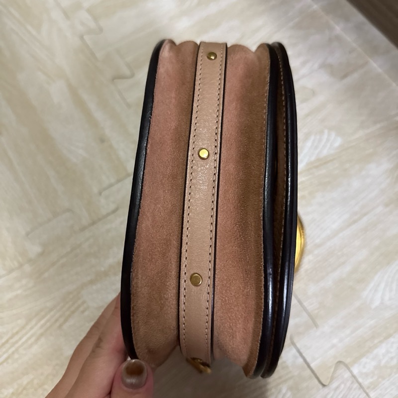 chloe 粉色手提斜背兩用包-2