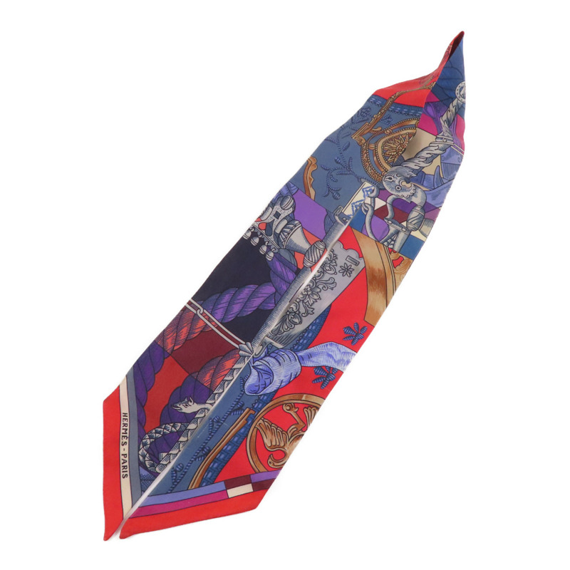 HERMES 絲質Twilly絲巾-2