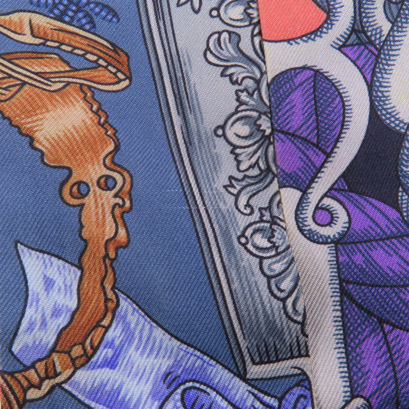 HERMES 絲質Twilly絲巾-7