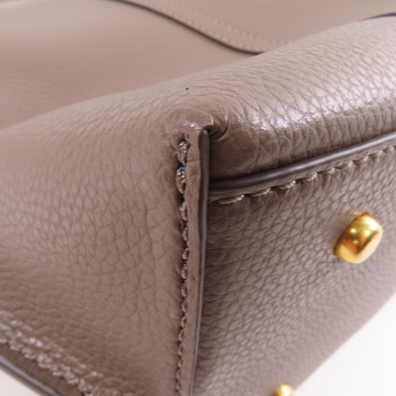 Tory Burch 牛皮皮革Perry Medium金扣手挽袋-8