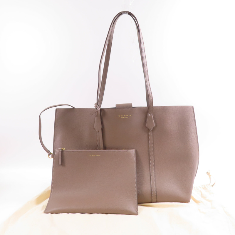 Tory Burch 牛皮皮革Perry Medium金扣手挽袋-11
