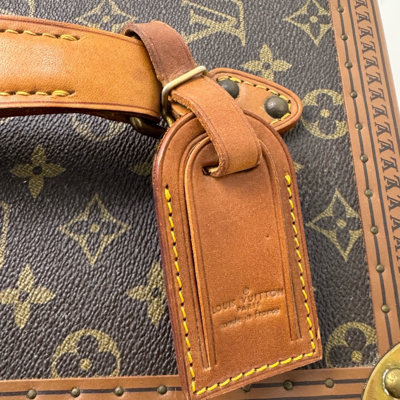 Louis Vuitton 古董老花硬殼手提化妝箱-10