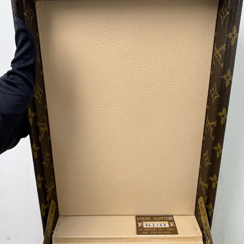 Louis Vuitton 古董老花硬殼手提化妝箱-18