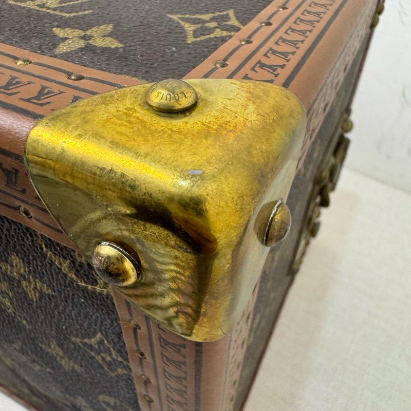 Louis Vuitton 古董老花硬殼手提化妝箱-20