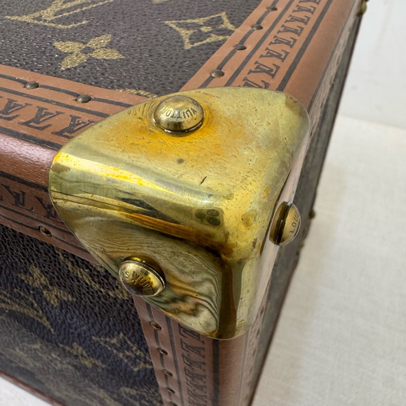 Louis Vuitton 古董老花硬殼手提化妝箱-22