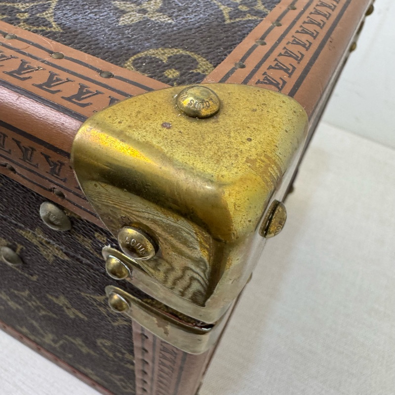 Louis Vuitton 古董老花硬殼手提化妝箱-27