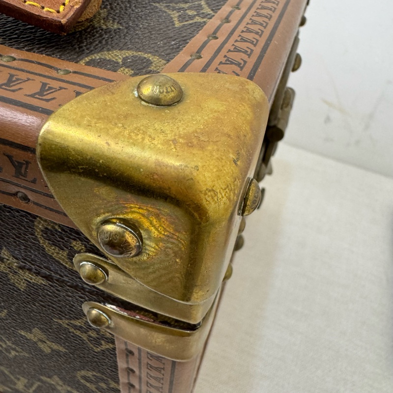 Louis Vuitton 古董老花硬殼手提化妝箱-30