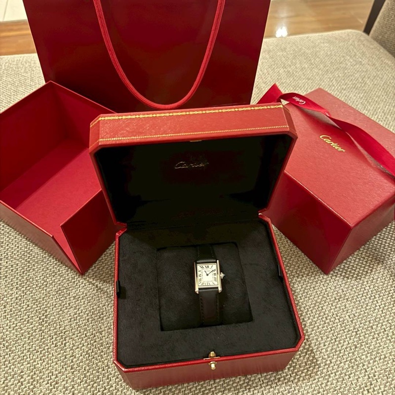 Cartier 卡地亞 TANK MUST 坦克系列 WSTA0042 精鋼 石英腕表 手錶 女錶 石英錶-1