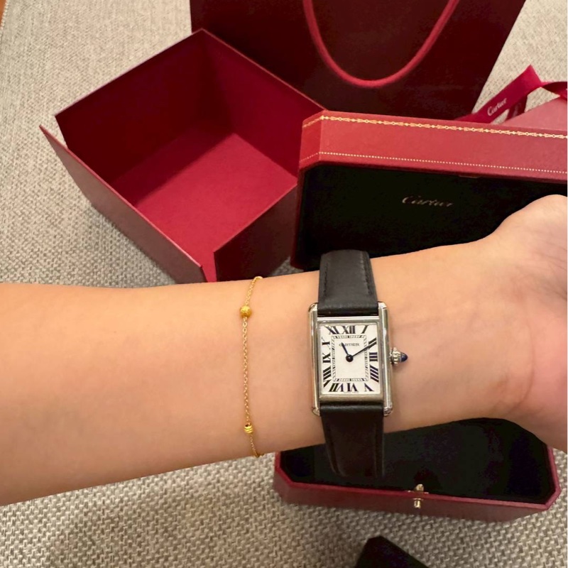 Cartier 卡地亞 TANK MUST 坦克系列 WSTA0042 精鋼 石英腕表 手錶 女錶 石英錶-2