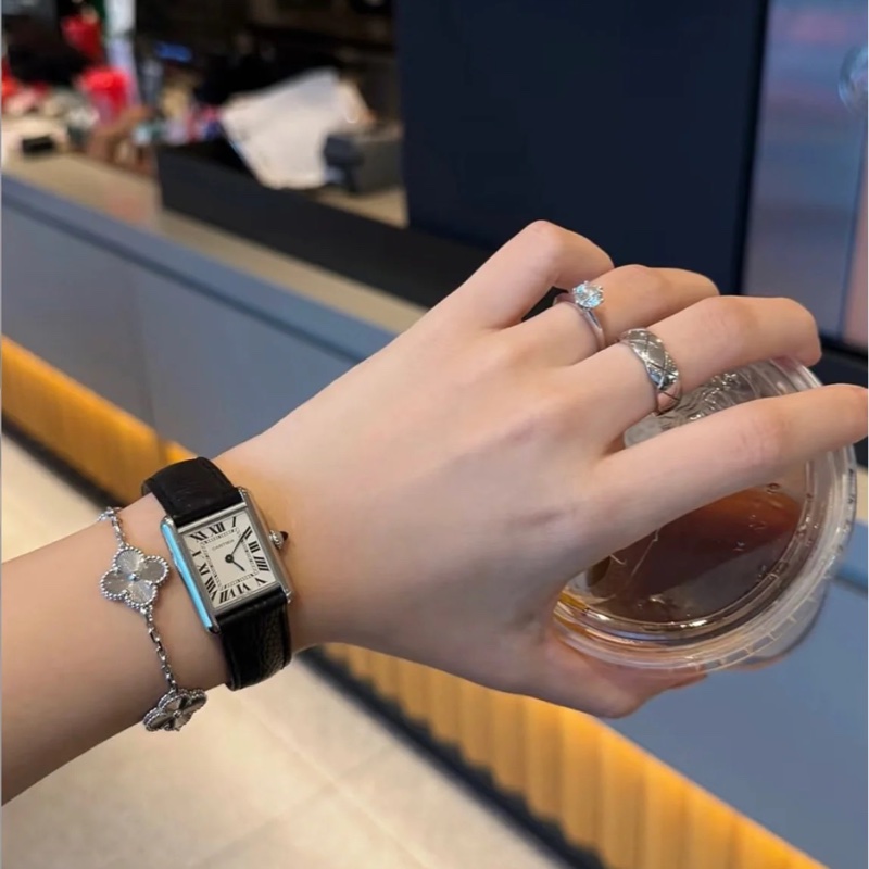 Cartier 卡地亞 TANK MUST 坦克系列 WSTA0042 精鋼 石英腕表 手錶 女錶 石英錶-7