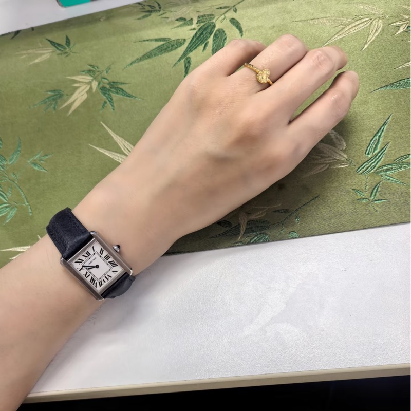 Cartier 卡地亞 TANK MUST 坦克系列 WSTA0042 精鋼 石英腕表 手錶 女錶 石英錶-9