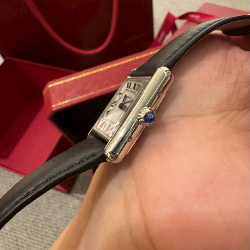 Cartier 卡地亞 TANK MUST 坦克系列 WSTA0042 精鋼 石英腕表 手錶 女錶 石英錶-13