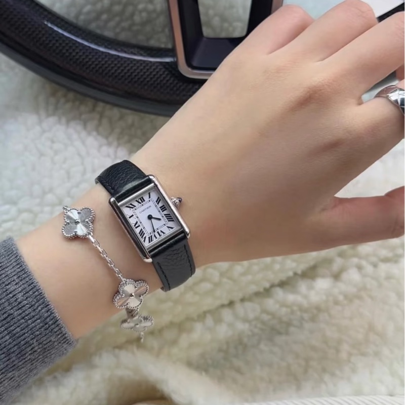 Cartier 卡地亞 TANK MUST 坦克系列 WSTA0042 精鋼 石英腕表 手錶 女錶 石英錶-15