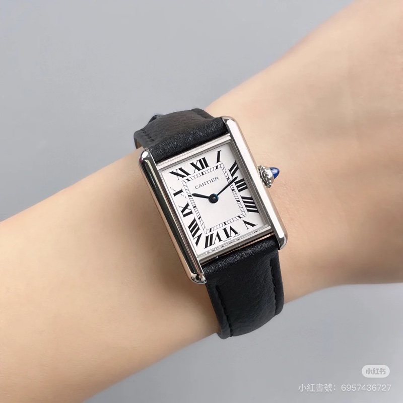 Cartier 卡地亞 TANK MUST 坦克系列 WSTA0042 精鋼 石英腕表 手錶 女錶 石英錶-16