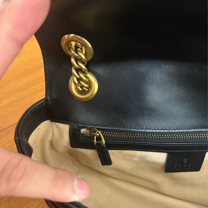 GUCCi 黑金雙G MARMONT26 超級夯💕-9