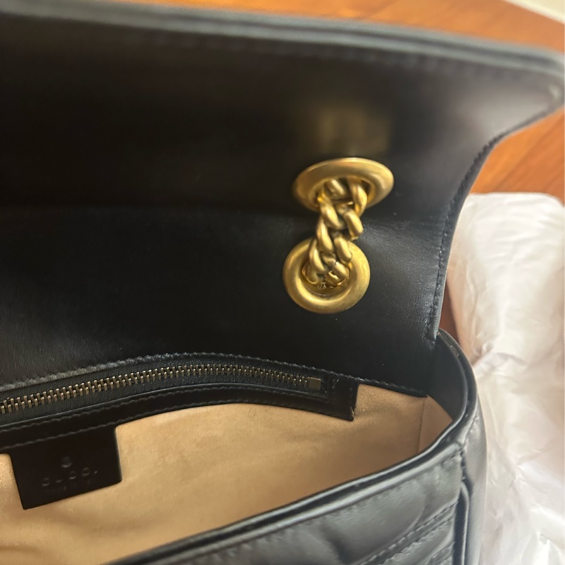 GUCCi 黑金雙G MARMONT26 超級夯💕-10