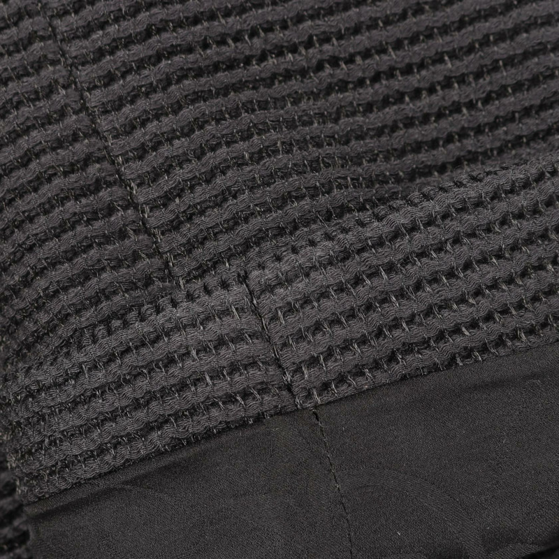 香奈兒 COCO 標誌紐扣外套 P43717 尼龍棉混紡 黑色 二手 女款 #38 CC-6