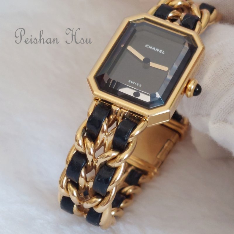 Chanel H0001 🌈實品拍照🌈香奈兒首映系列premiere手錶M尺寸~二手品整體約9.成新-1