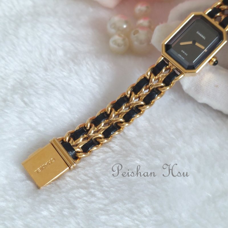 Chanel H0001 🌈實品拍照🌈香奈兒首映系列premiere手錶M尺寸~二手品整體約9.成新-31