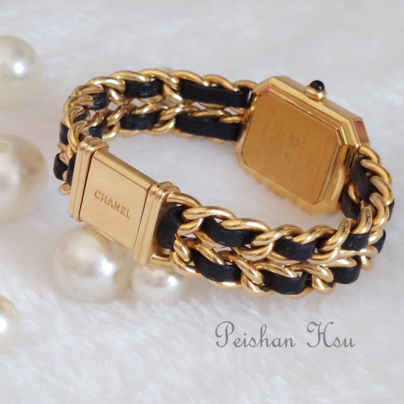 Chanel H0001 🌈實品拍照🌈香奈兒首映系列premiere手錶M尺寸~二手品整體約9.成新-36