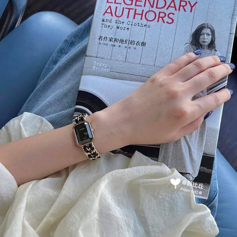 Chanel H0001 🌈實品拍照🌈香奈兒首映系列premiere手錶M尺寸~二手品整體約9.成新-63