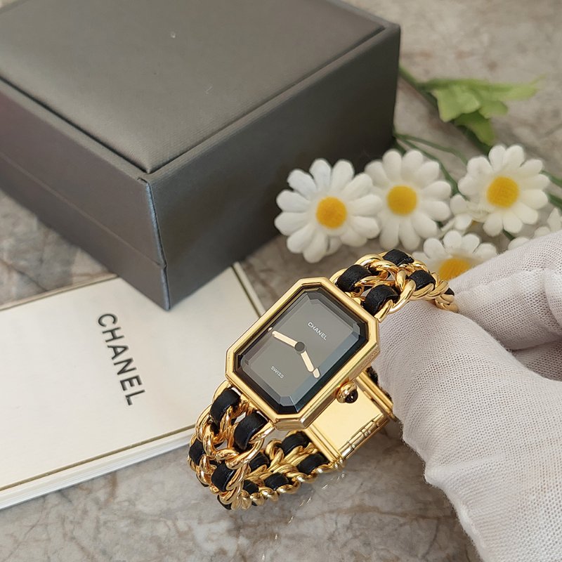 Chanel H0001 🌈實品拍照🌈香奈兒首映系列premiere手錶M尺寸~二手品整體約9.成新-68