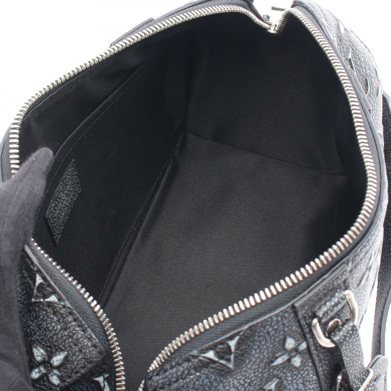 LOUIS VUITTON City Keepall 單肩包 M21448 Monogram Deboss 皮革 炭灰色-2