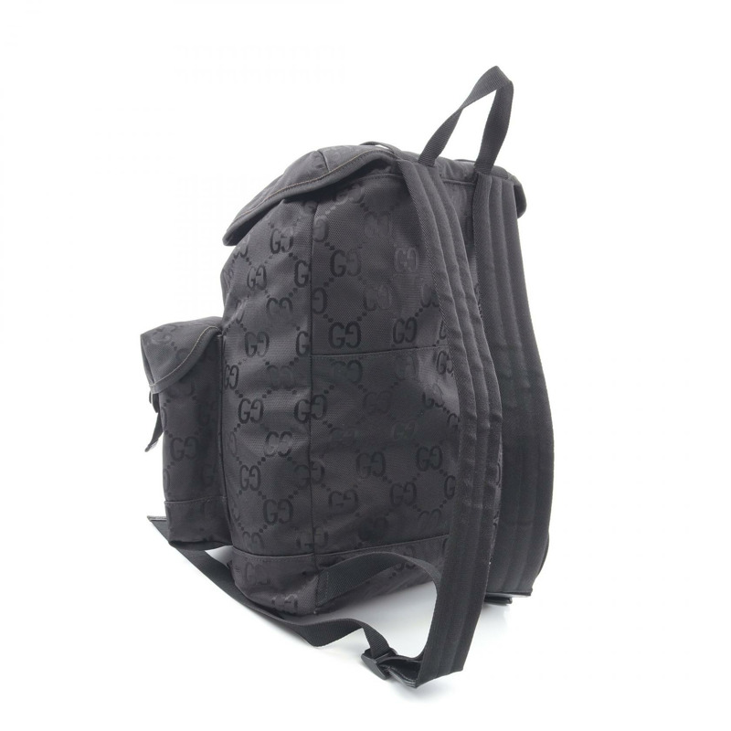 GUCCI Off the Grid 背包 626160 尼龍皮革黑色二手男式-1