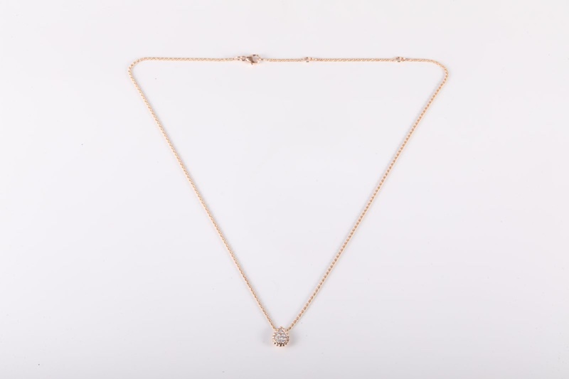 Boucheron（寶詩龍）18K玫瑰金 鑽石 玫瑰金 波西米亞水滴項鏈 18K-5