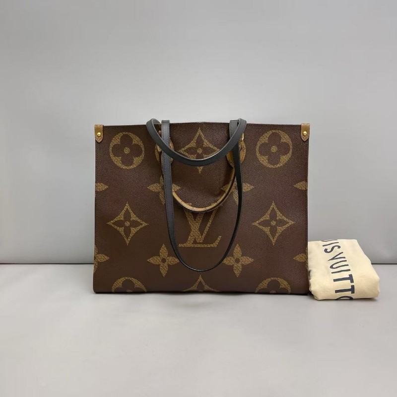 LV路易威登Onthego GM大號老花tote 托特包晶片款-1