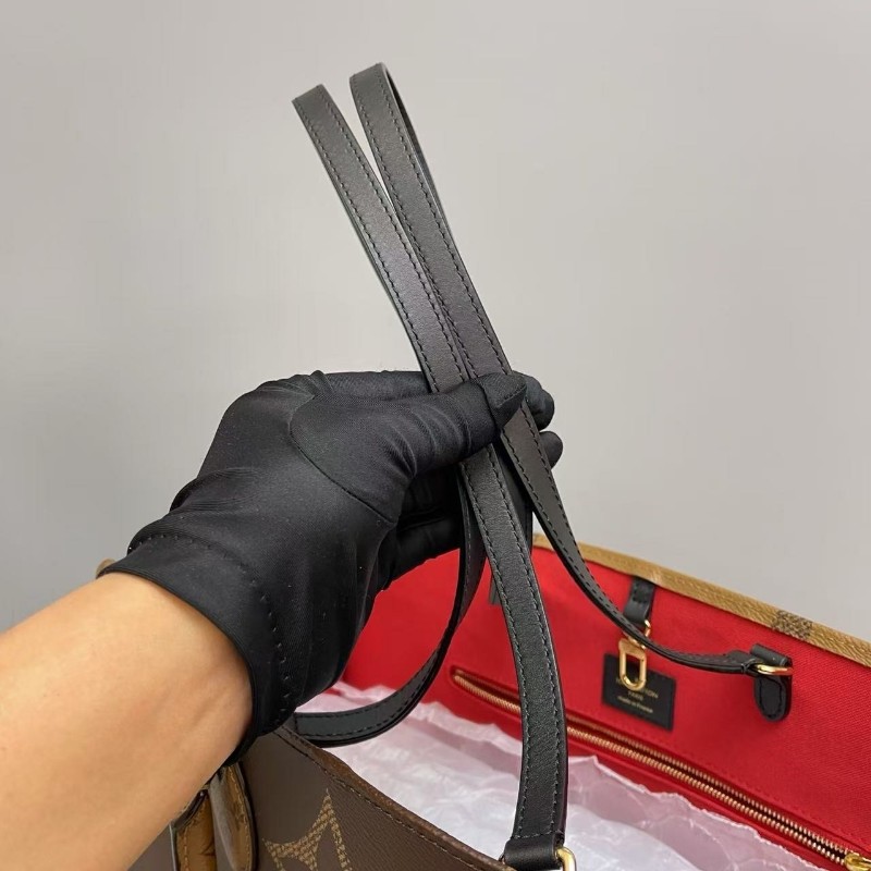 LV路易威登Onthego GM大號老花tote 托特包晶片款-5