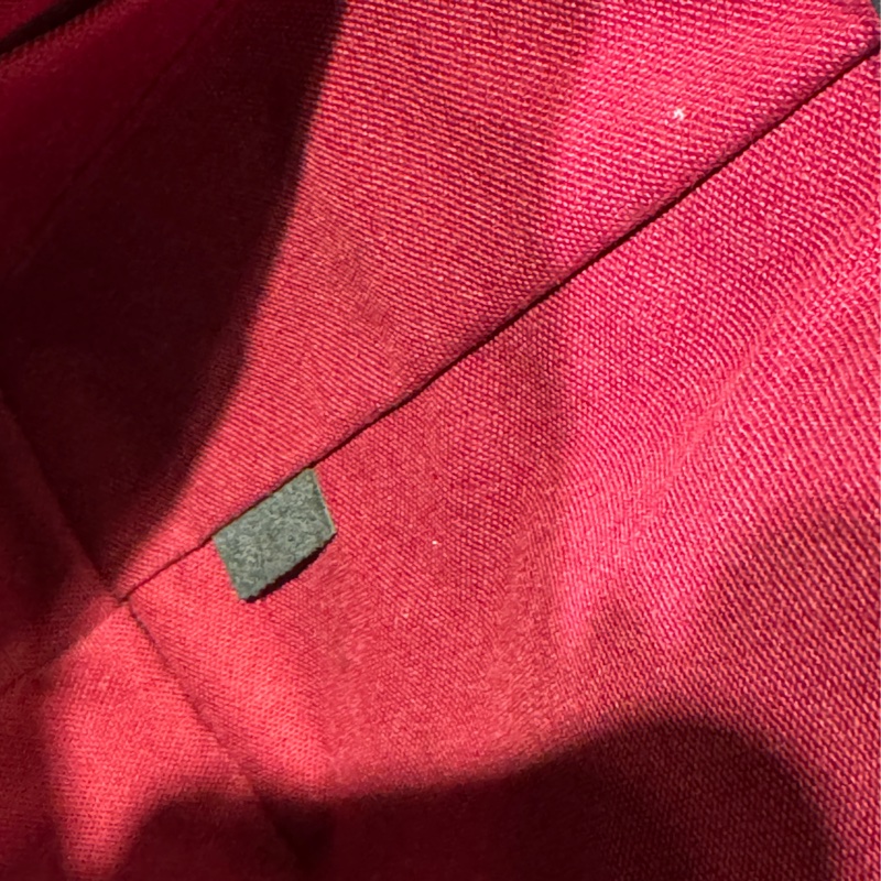 LV花紋拼黑皮革後背包-38