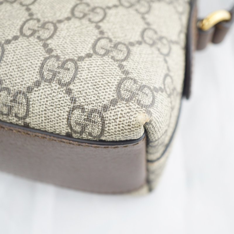 Gucci 499621 Ophidia GG Supreme 貝殼包 斜背包-11