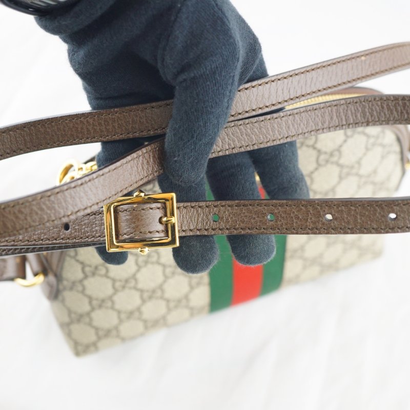 Gucci 499621 Ophidia GG Supreme 貝殼包 斜背包-19