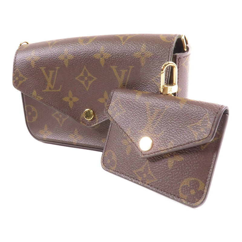 LOUIS VUITTON Monogram Felicie Strap & Go金扣肩背袋-2