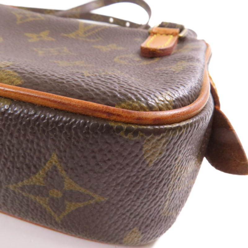 LOUIS VUITTON Monogram Marly Bandouliere金扣肩背袋棕色-6