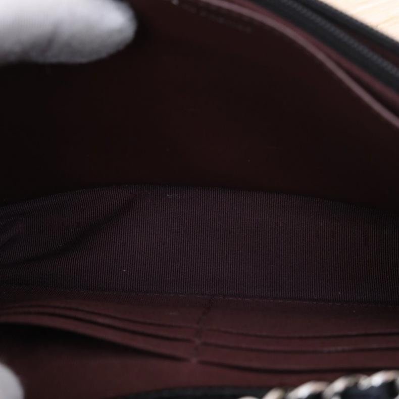 CHANEL(香奈兒) CF WOC 19cm 黑色 荔枝 30開 銀扣-8