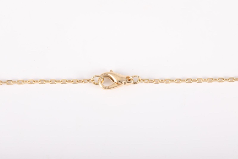 Boucheron(寶詩龍)18K黃金 18K玫瑰金 鑽石 Quatre Brown 吊墜項鏈-4